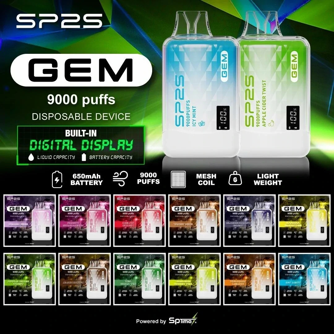 SP2S一次性電子煙9000口 正品現貨 拋棄式電子煙購買 新日期 10/10